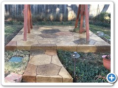 Stamped concrete