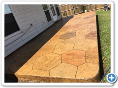 Stamped concrete c