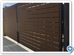 Dumpster Gate Trex Decking x